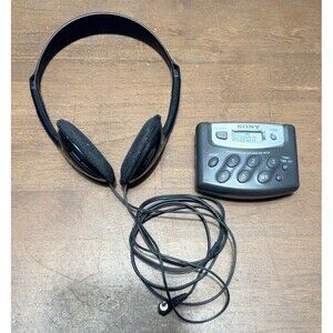 Sony Walkman SRF-M37W Portable AM/FM Digital Tuning Radio With Headphones READ